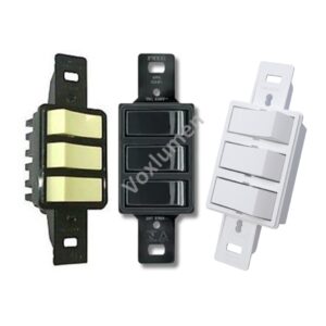 Interruptor Triplo 250V com 3 teclas 10A haste longa de embutir