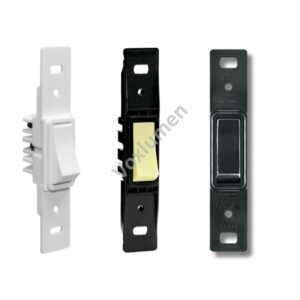 Interruptor/pulsador 250V com uma tecla 10A haste longa de embutir
