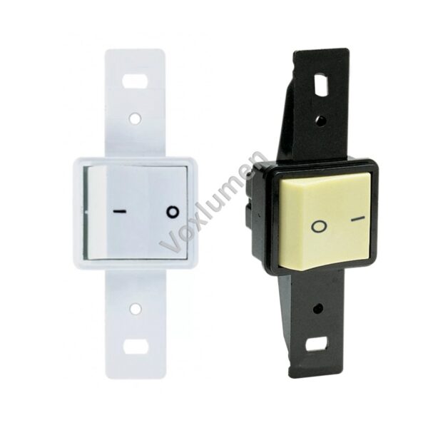 Interruptor bipolar 250V com uma tecla haste longa de embutir