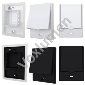 Conjunto B´Laqua modular resistente a água, sem caixa para área externa 250v configuráveis